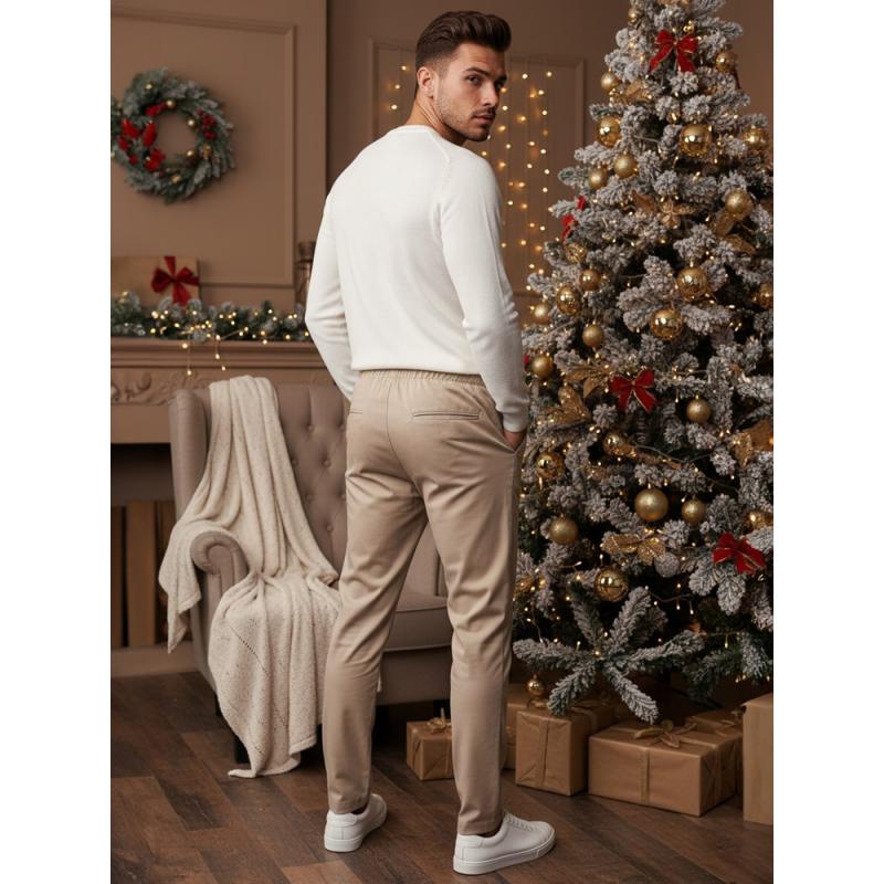 Pánské kalhoty béžové