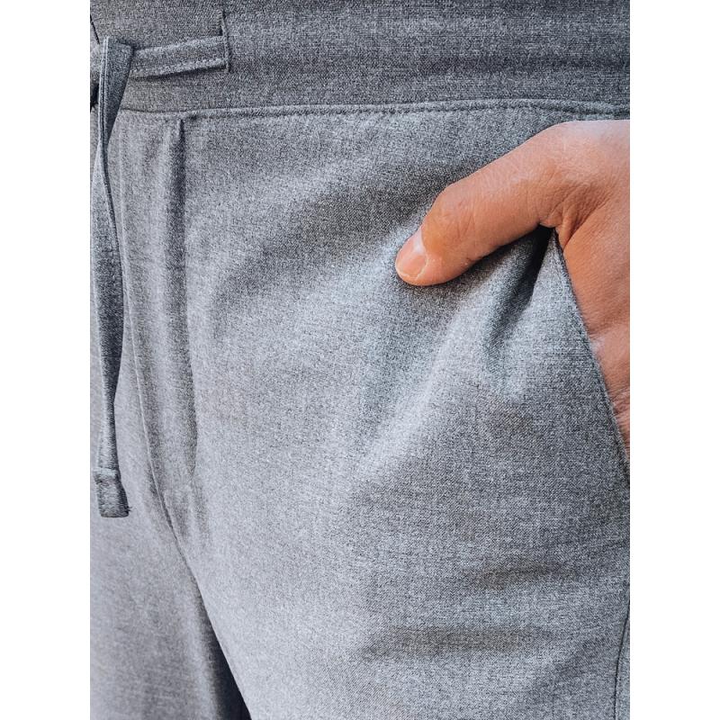 Férfi sötét szürke nadrág szövetből