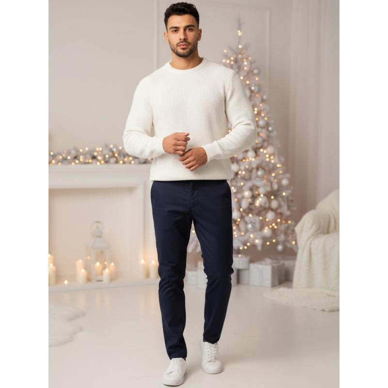 Férfi sötétkék nadrág