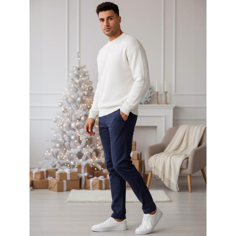 Férfi sötétkék nadrág