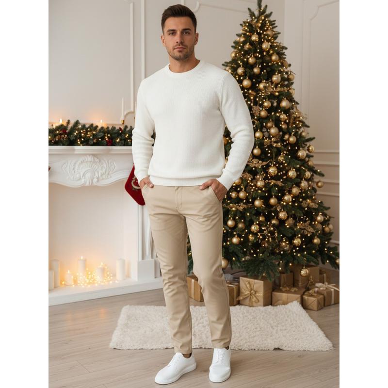 Pánské kalhoty béžové