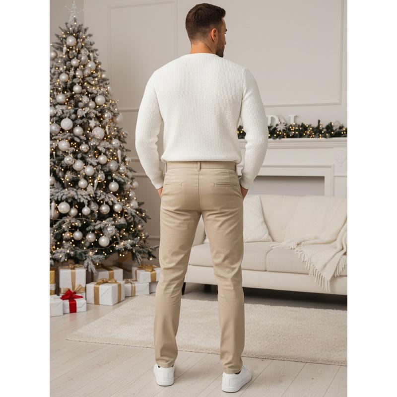 Pánské kalhoty béžové