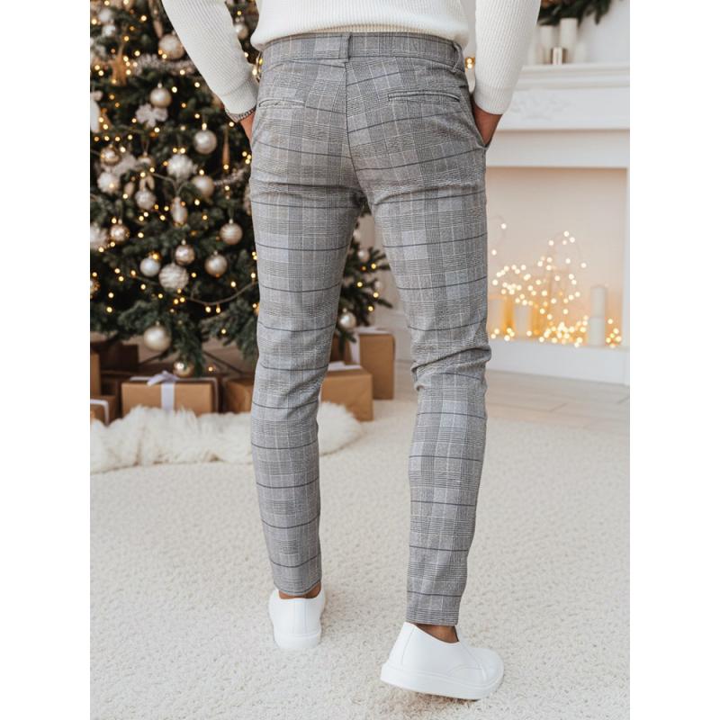 Pánské kalhoty světle šedé