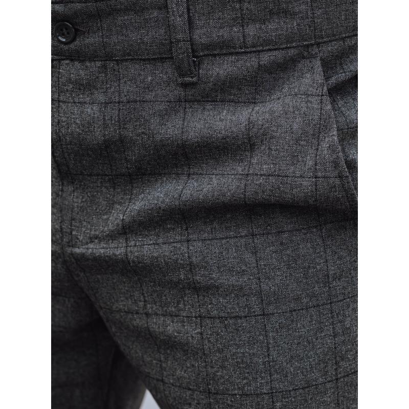 Férfi grafit színű alkalmi nadrág