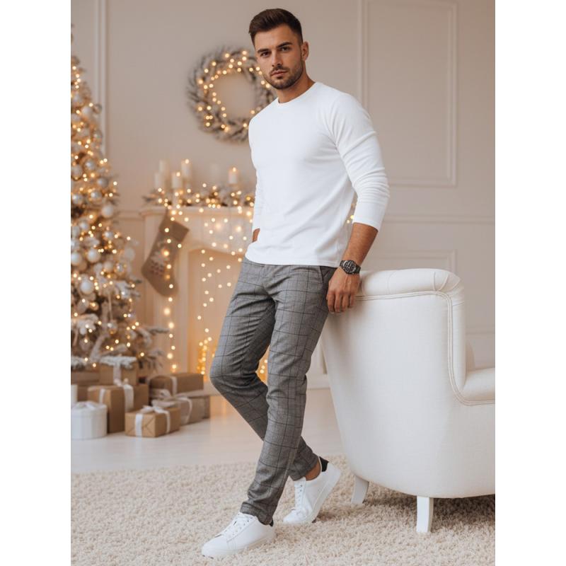 Férfi sötét szürke szabadidő nadrág