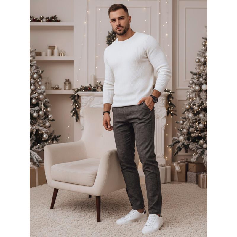 Férfi sötét szürke szabadidő nadrág