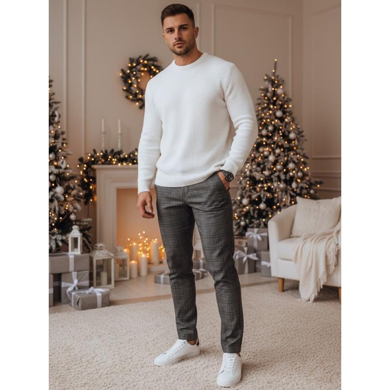 Férfi sötét szürke szabadidő nadrág