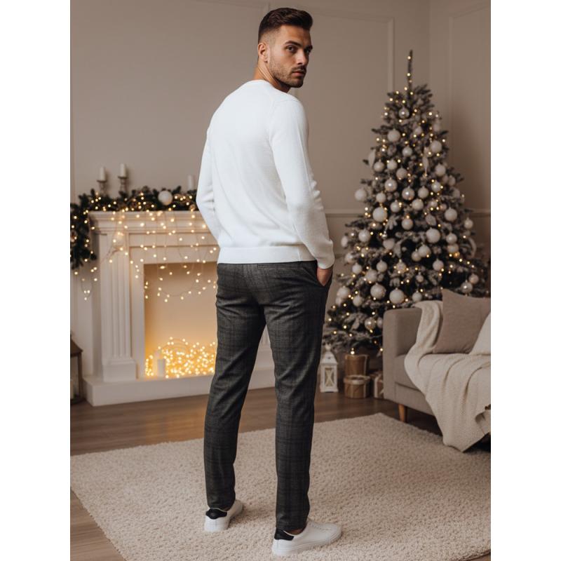 Férfi sötét szürke szabadidő nadrág