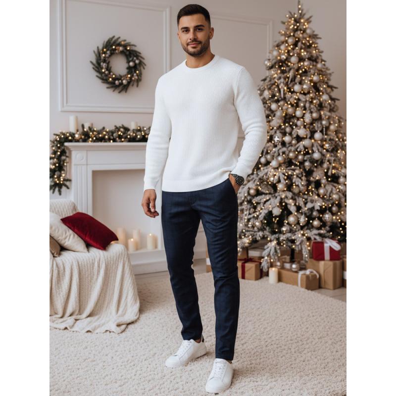 Férfi szabadidő nadrág, sötétkék