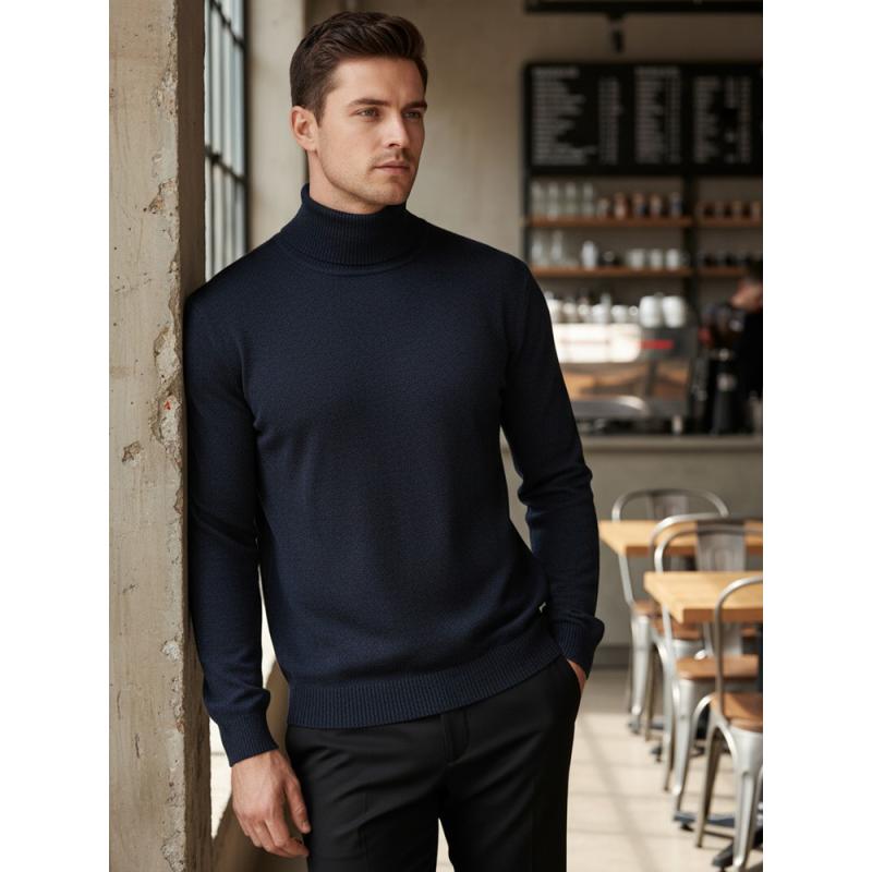 Pánský rolák tmavě modrý