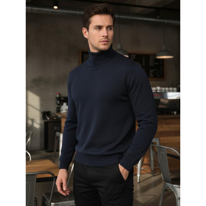 Pánský rolák tmavě modrý