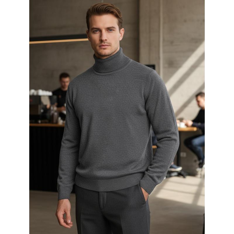 Pánský rolák světle šedý