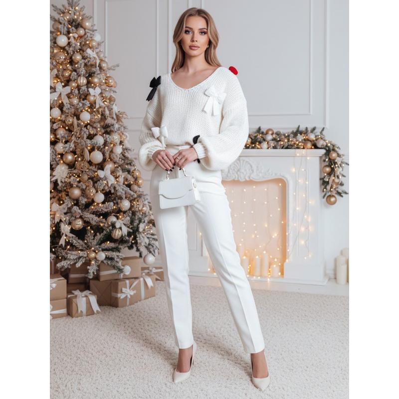 Dámský svetr one size PUREBOW ecru