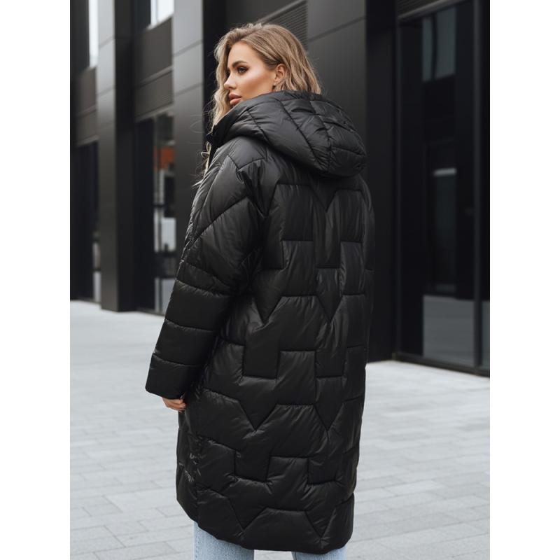 Dámská zimní bunda oversize černá