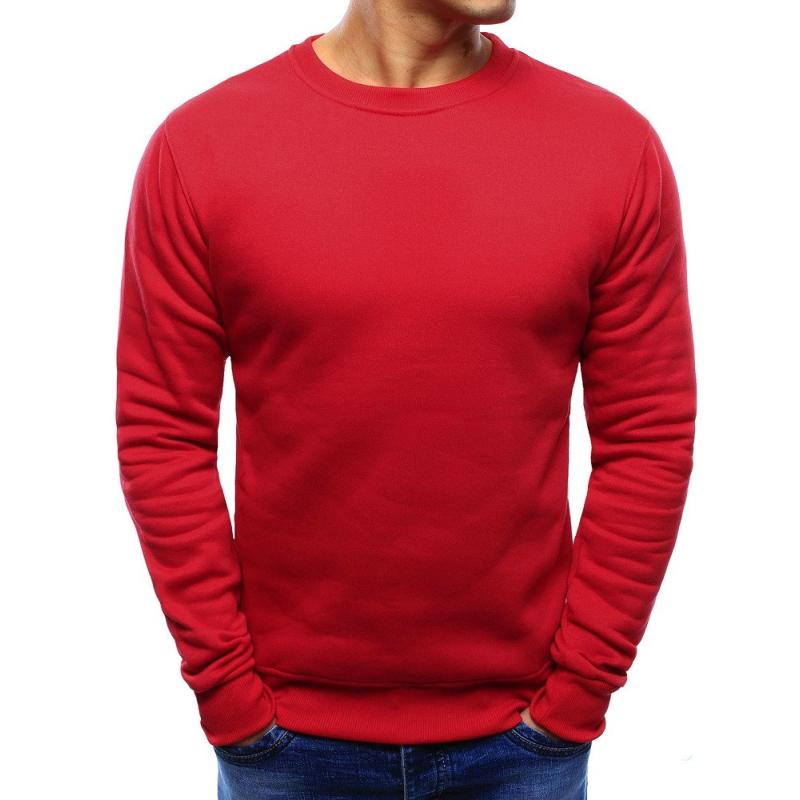 Férfi NEWSTYLE pulóver egyszínű piros