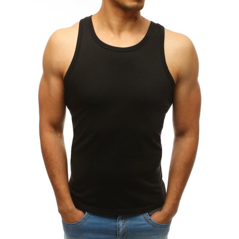 Férfi nyomtatás nélküli ing fekete