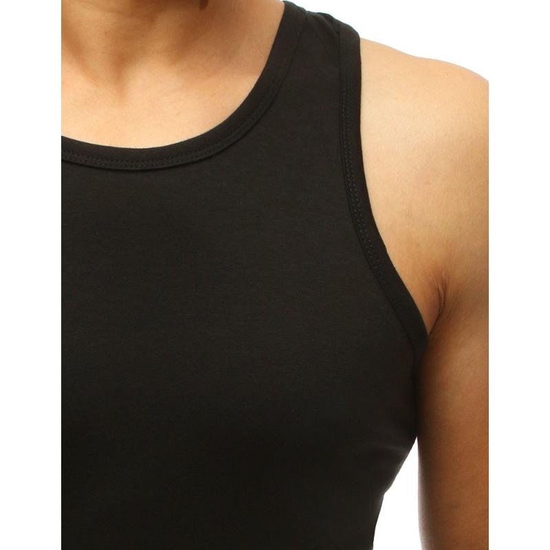 Férfi nyomtatás nélküli ing fekete