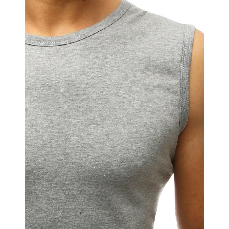 Férfi nyomtatás nélküli ing világosszürke