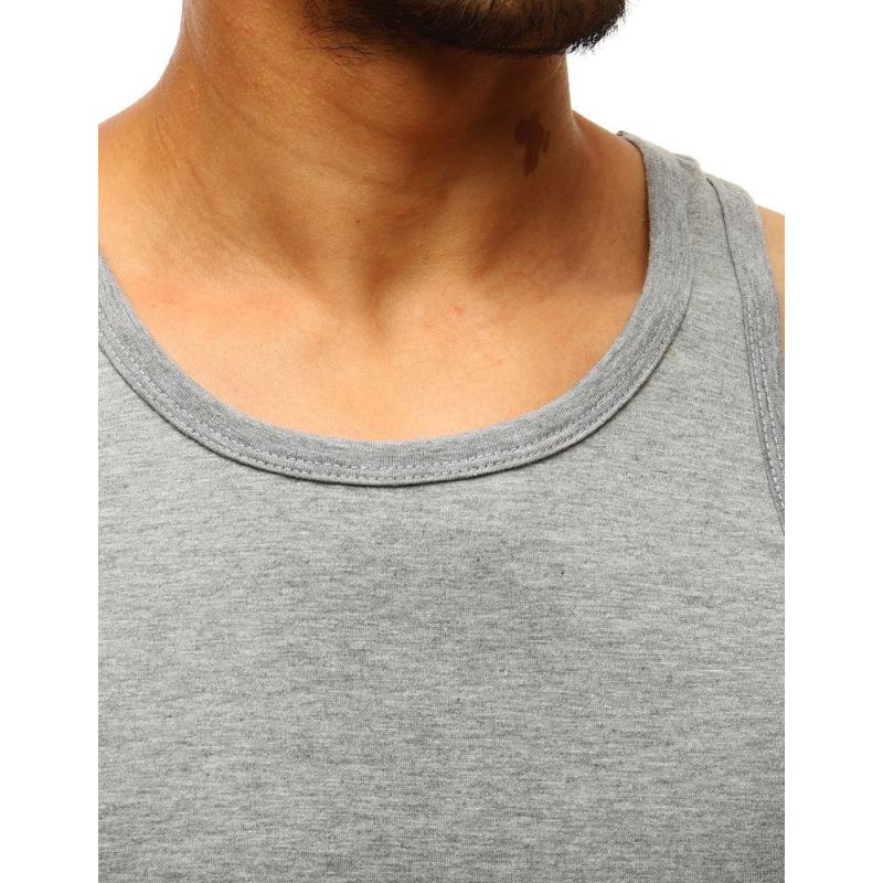 Férfi MAN ing nyomtatás nélkül szürke