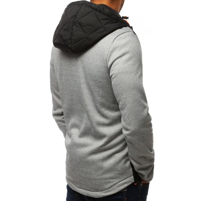 Pánská bunda přechodová podzimní / jarní sportovní šedá