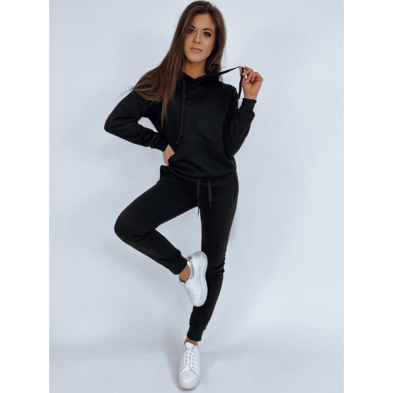 Női BASIC kapucnis pulóver fekete