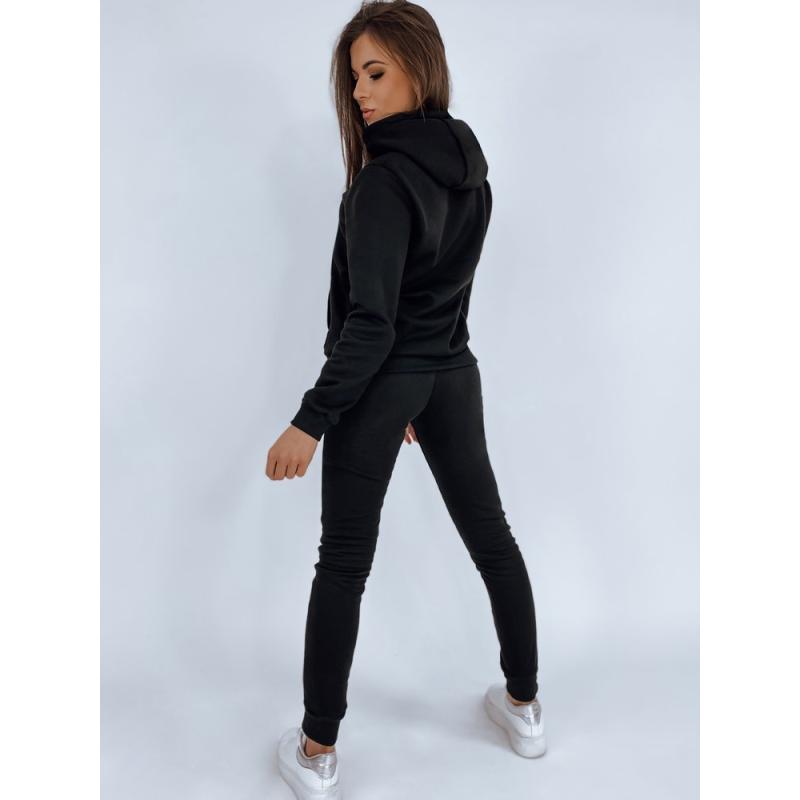 Női BASIC kapucnis pulóver fekete