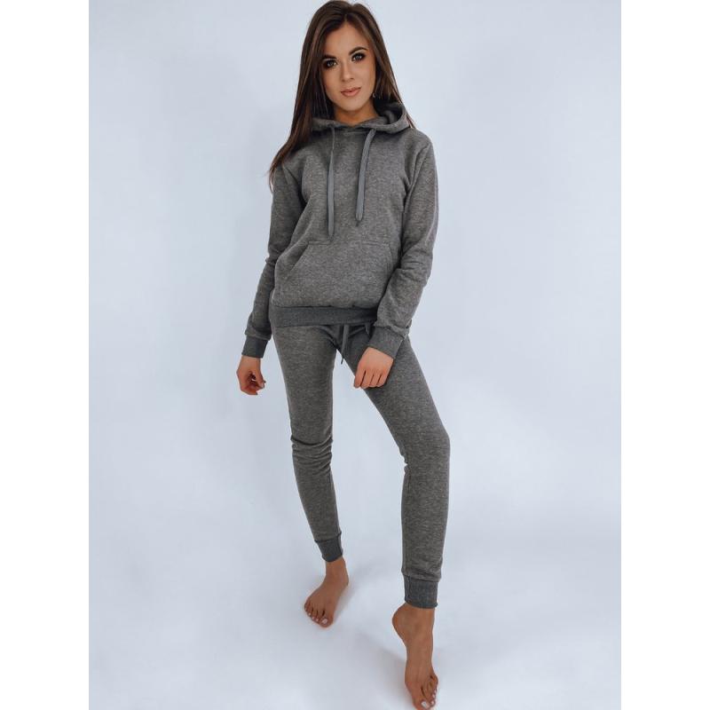 Dámská BASIC mikina s kapucí antracitová