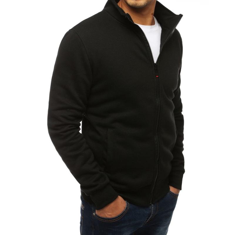Pánská ORIGINAL mikina se zipem bez kapuce černá