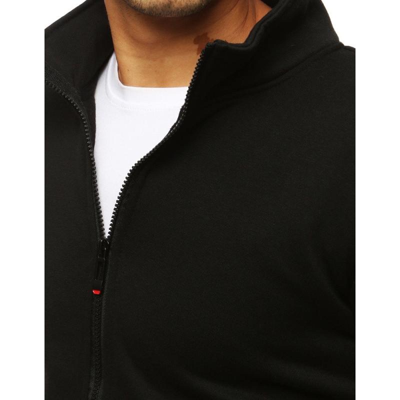 Pánská ORIGINAL mikina se zipem bez kapuce černá