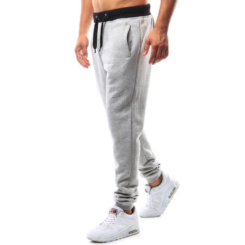 Szürke férfi melegítőnadrág szűk derékkal