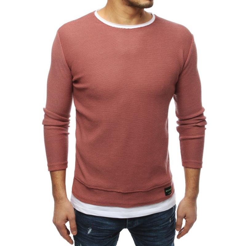 Pánský MODERN svetr růžový