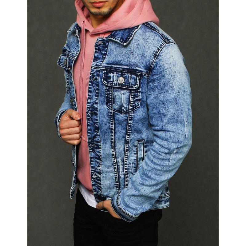 Pánská bunda riflová modrá TX3224