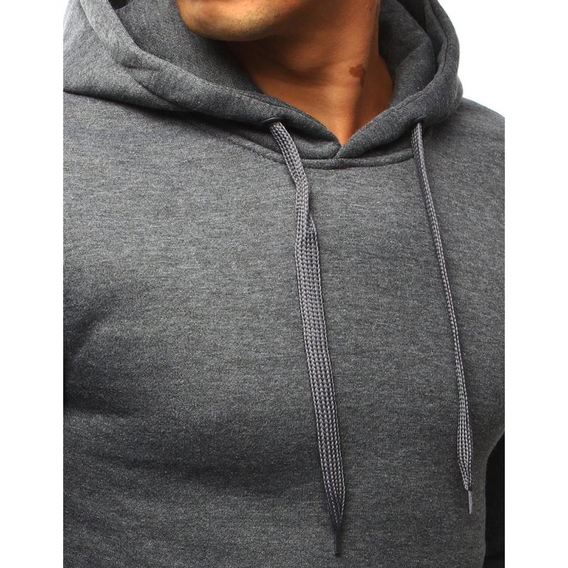 Férfi stílusos pulóver antracit színben