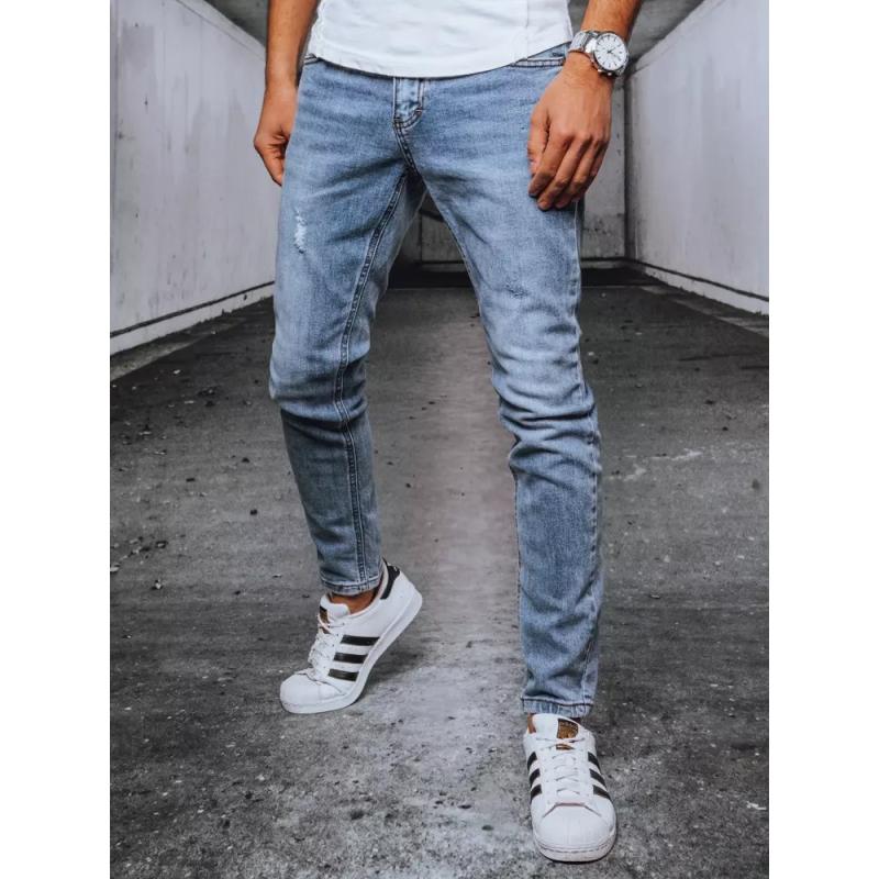 Pánske jeansy modrej UX2478