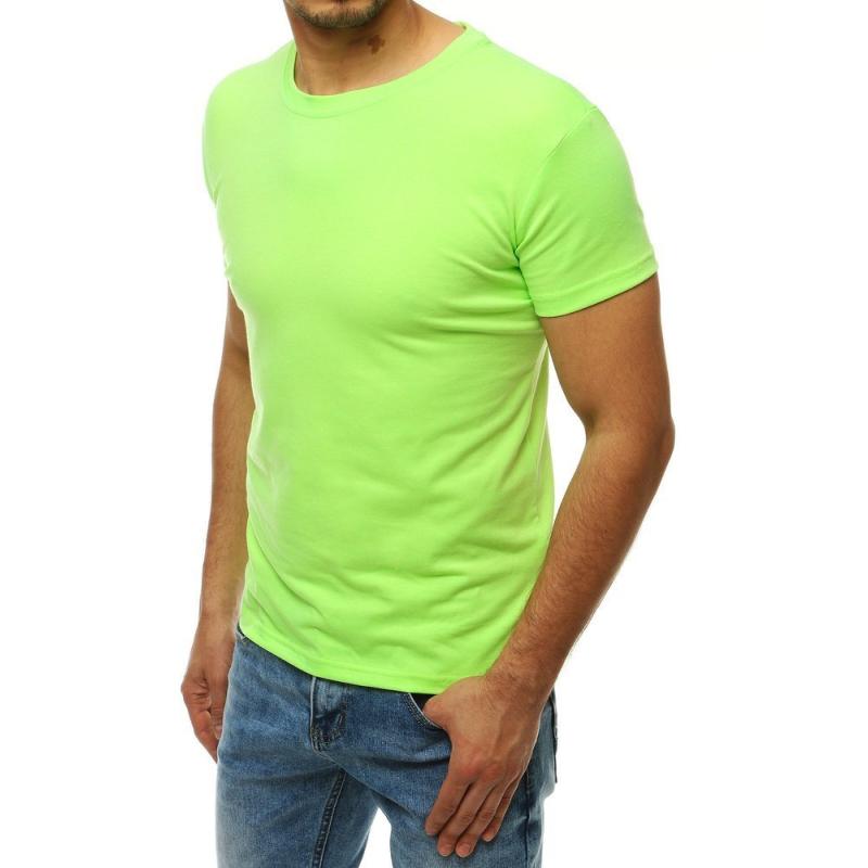 Pánske tričko bez potlače zelené RX4192