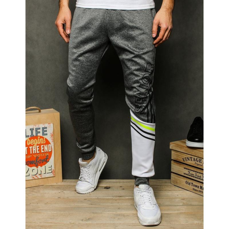 Férfi melegítőnadrág sötétszürke UX2527