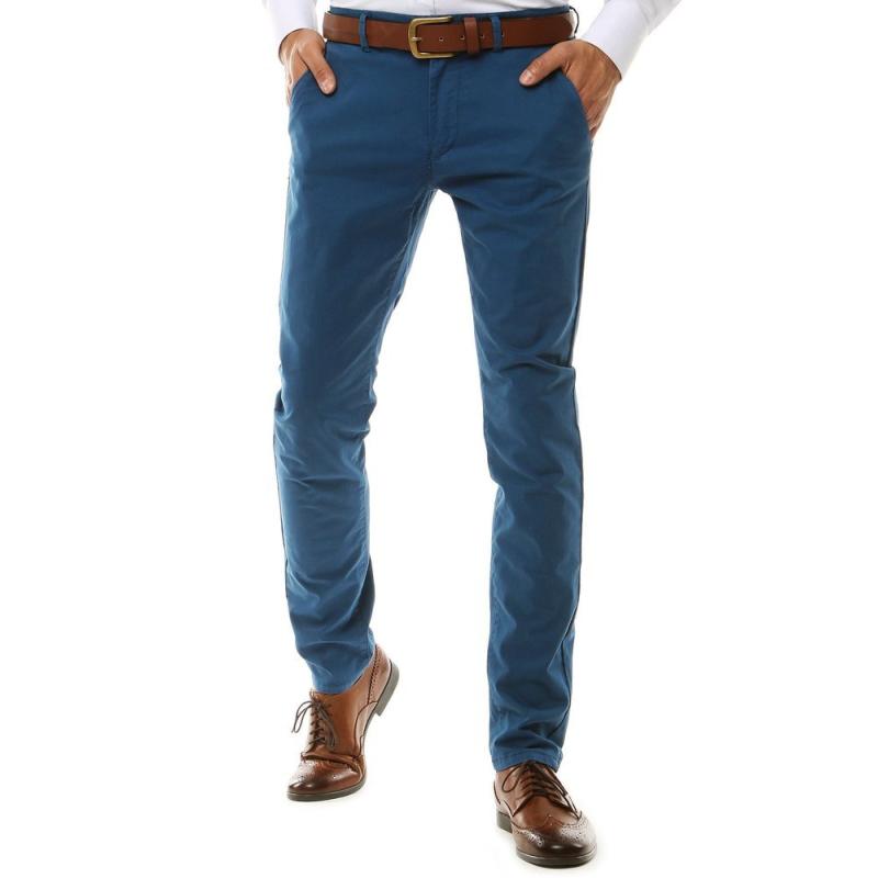 Pánské kalhoty chinos modré UX2575