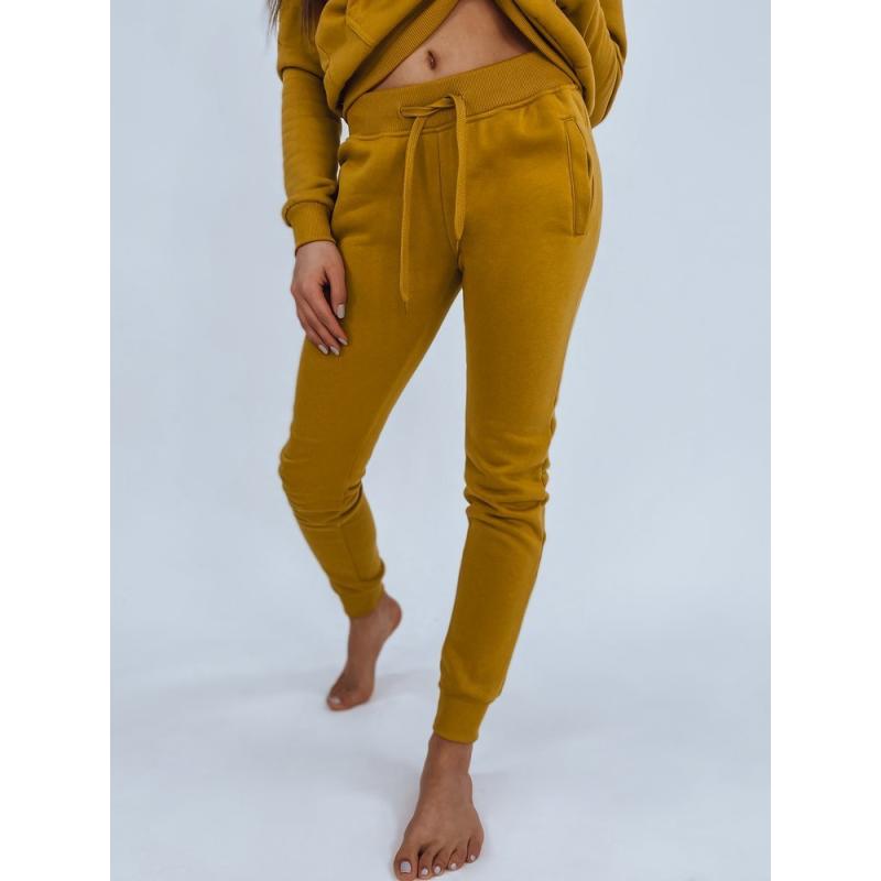 Dámské sportovní tepláky FITS hnědá