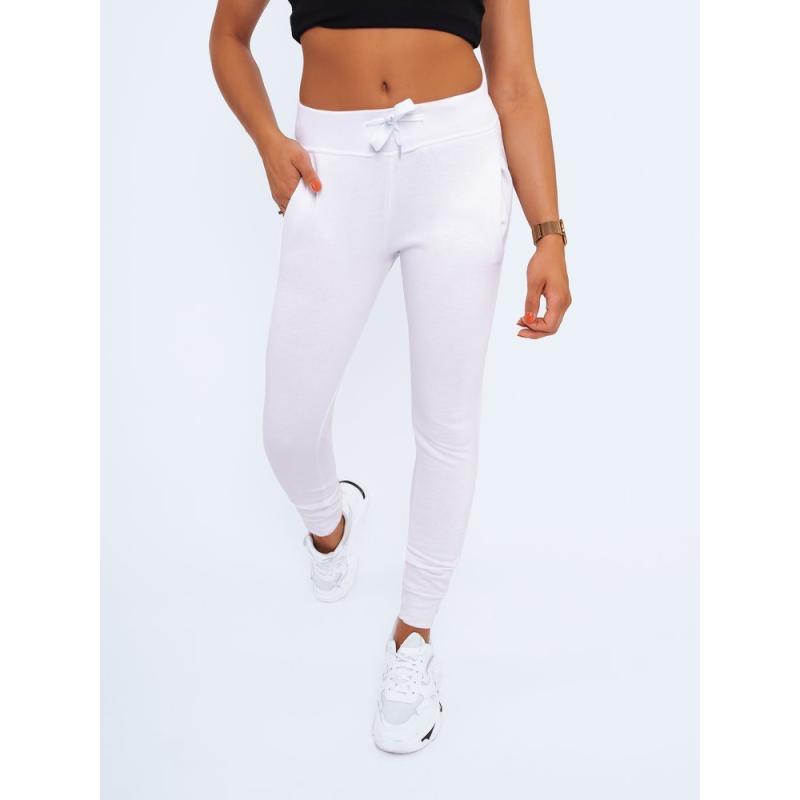 Dámske športové tepláky biela FITS