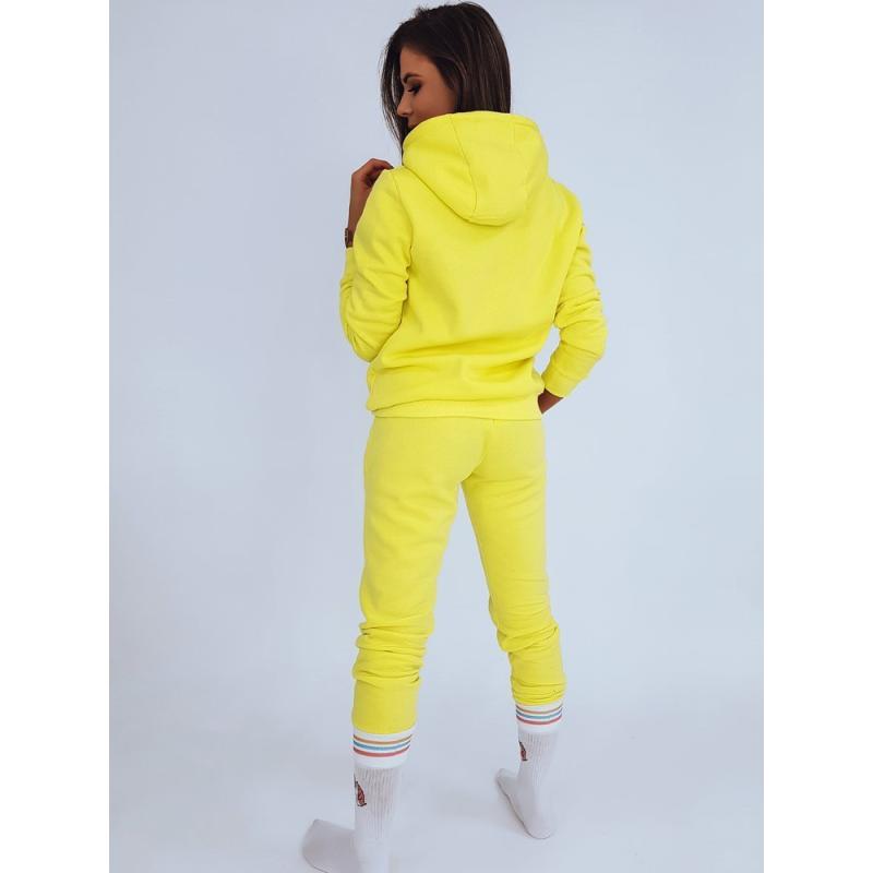 Női kapucnis tréningruha DRESSLILY sárga
