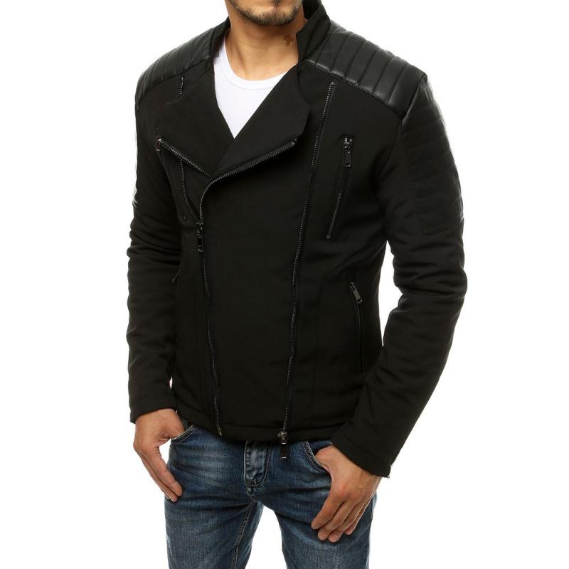 Pánská bunda s kapucí černá