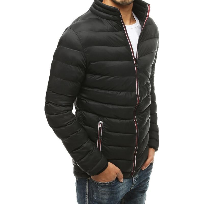 Pánská bunda prošívaná přechodová černá tx3486