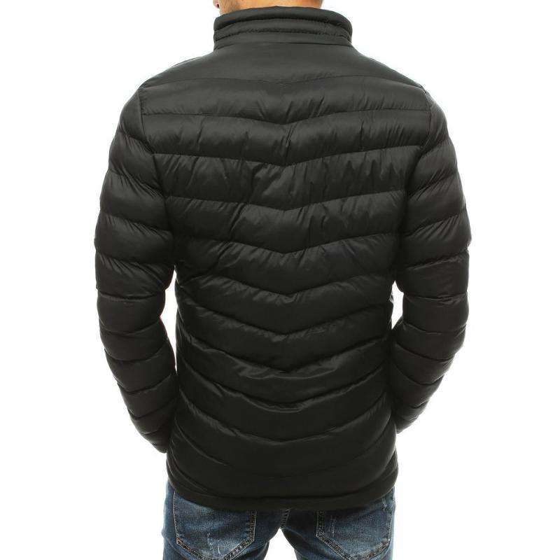 Pánská bunda prošívaná přechodová černá tx3486