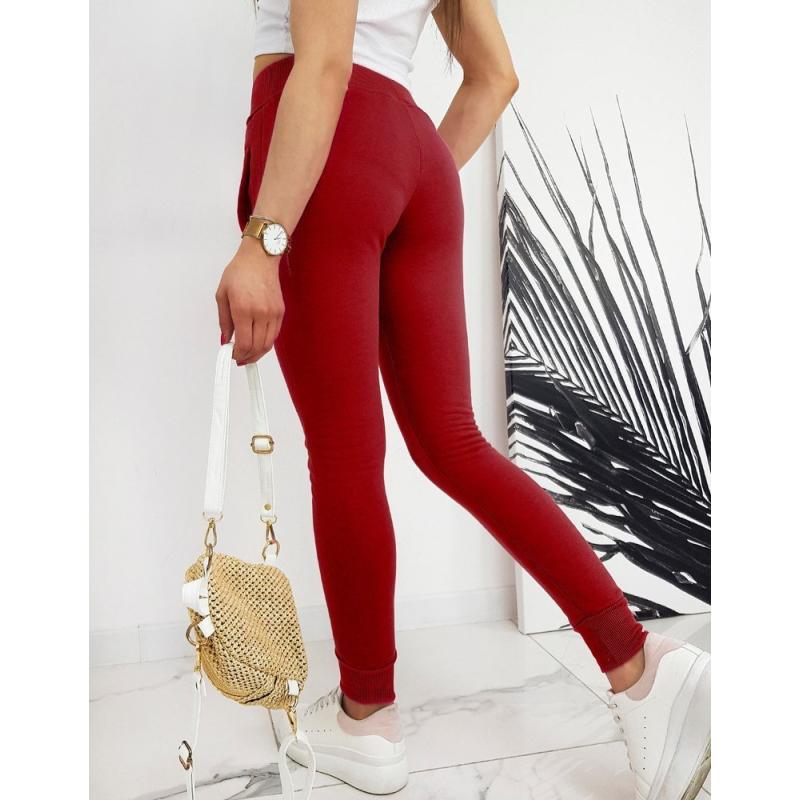 Dámske športové tepláky FITT červená