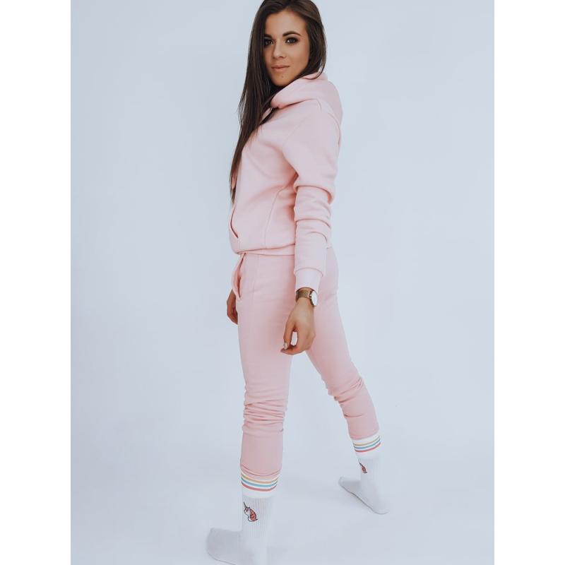 Női sportos melegítőnadrág FITS rózsaszín