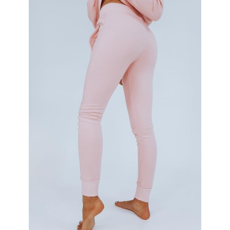 Női sportos melegítőnadrág FITS rózsaszín