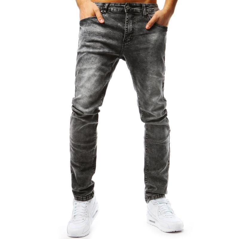 Pánské džínové kalhoty černé UX2669