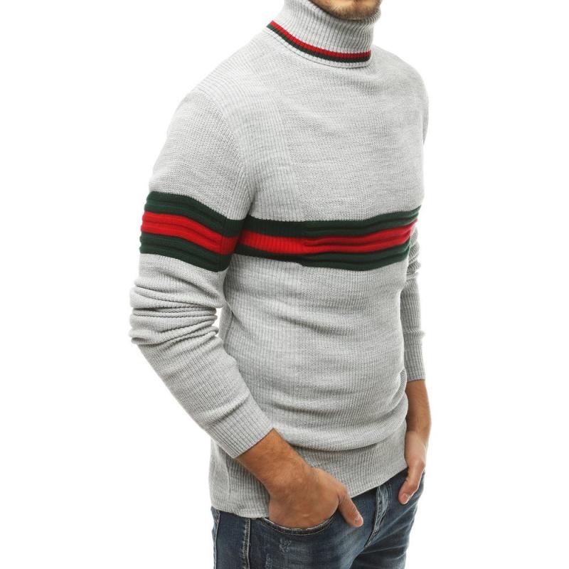 Pánsky sveter šedý wx1503