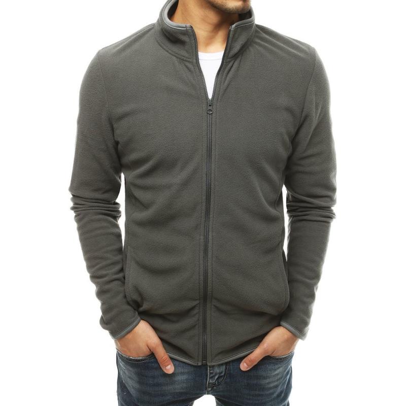 Bluza męska rozpinana ciemnoszara BX4772