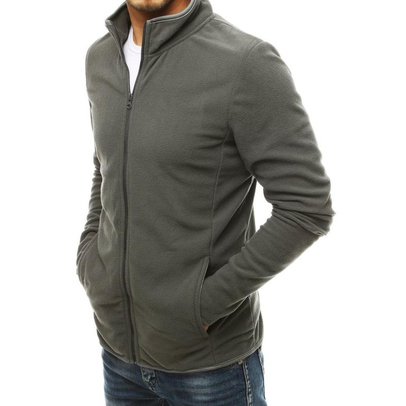 Bluza męska rozpinana ciemnoszara BX4772